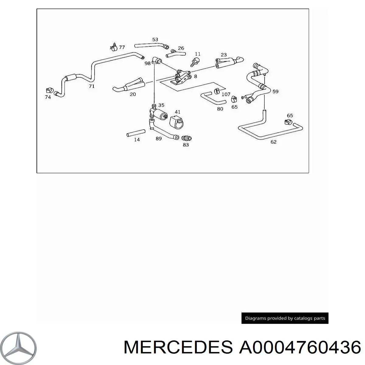  Mercedes A0004760436