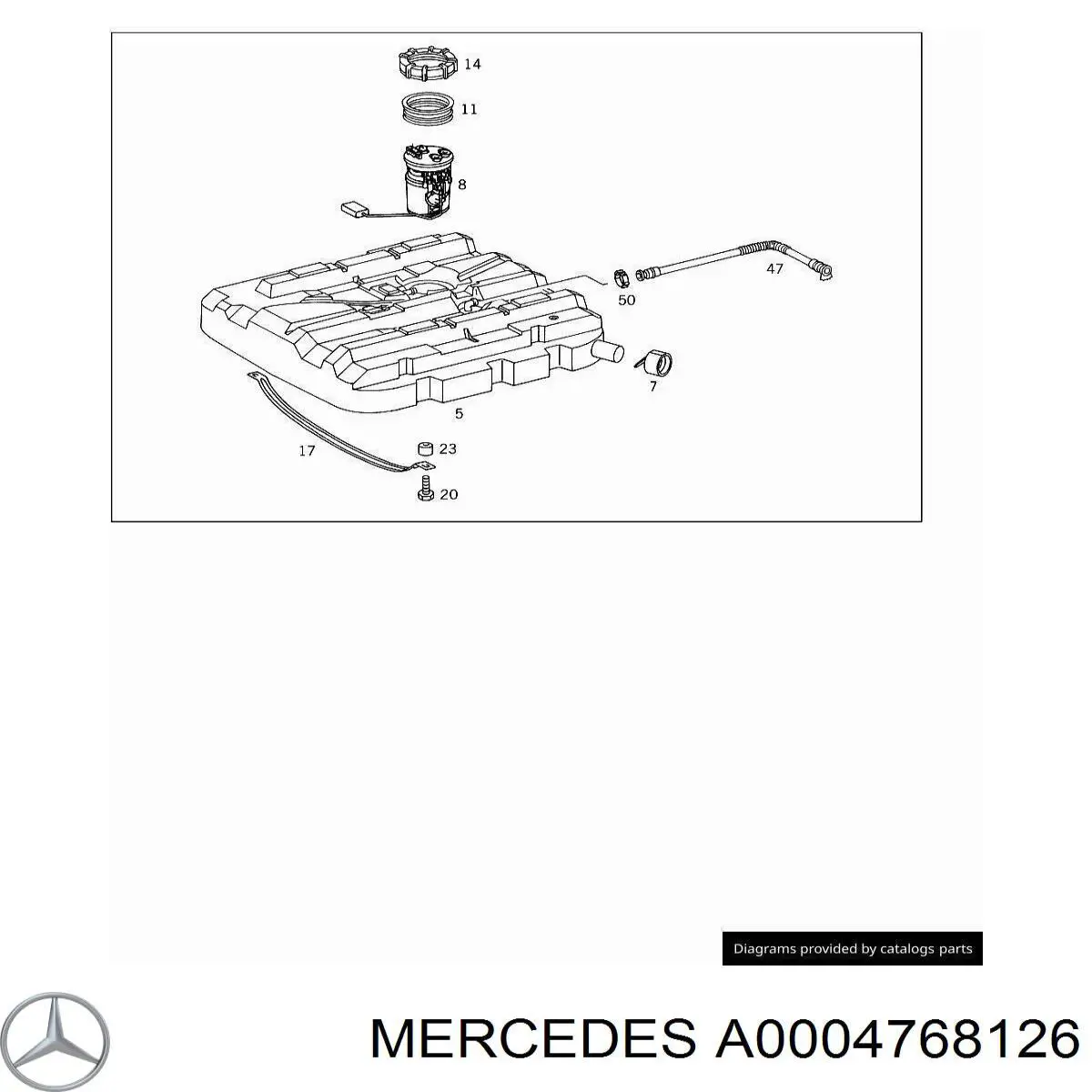 A0004768126 Mercedes 