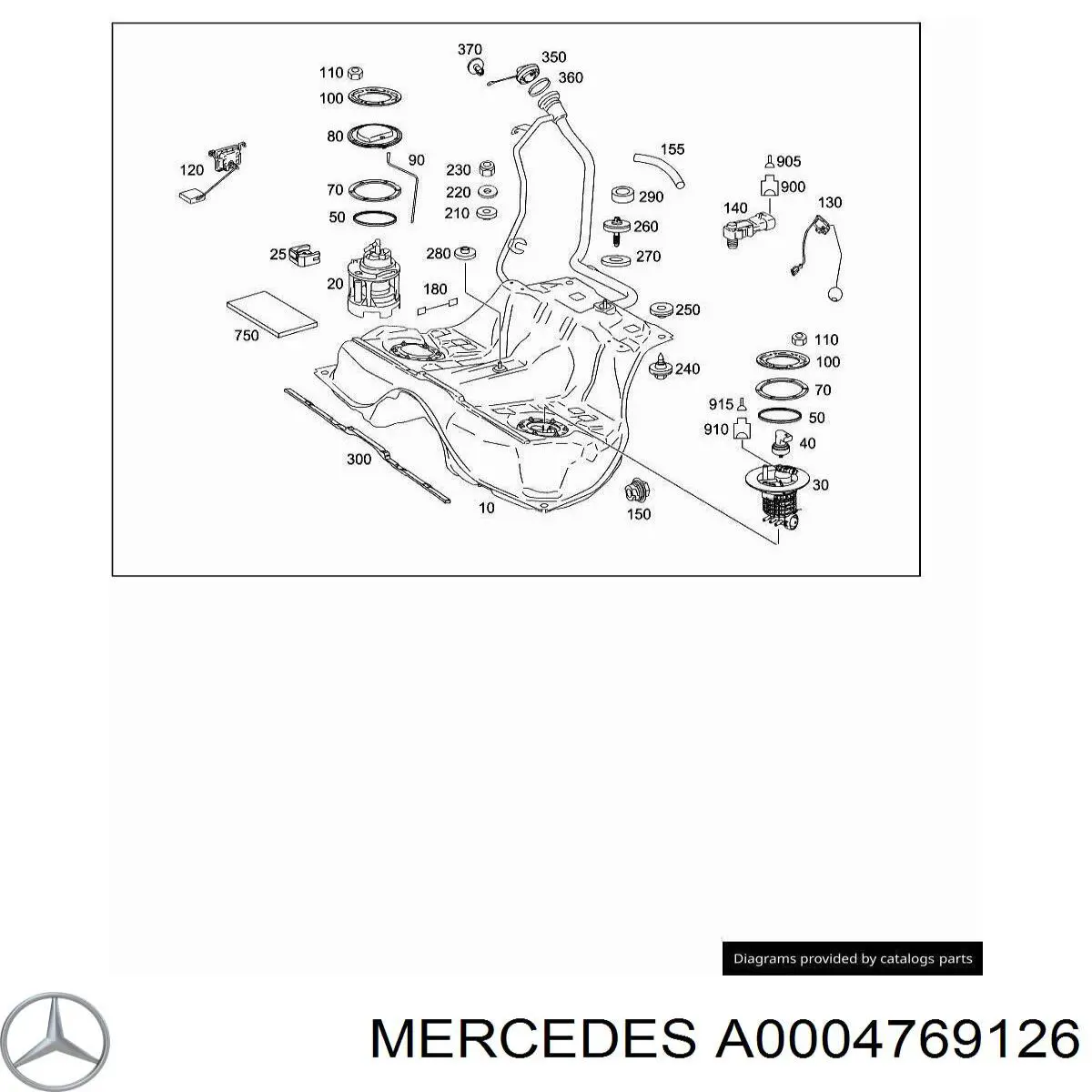  Mercedes A0004769126 цена, от 38.01 USD