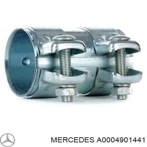 A0004901441 Mercedes braçadeira de silenciador dianteira