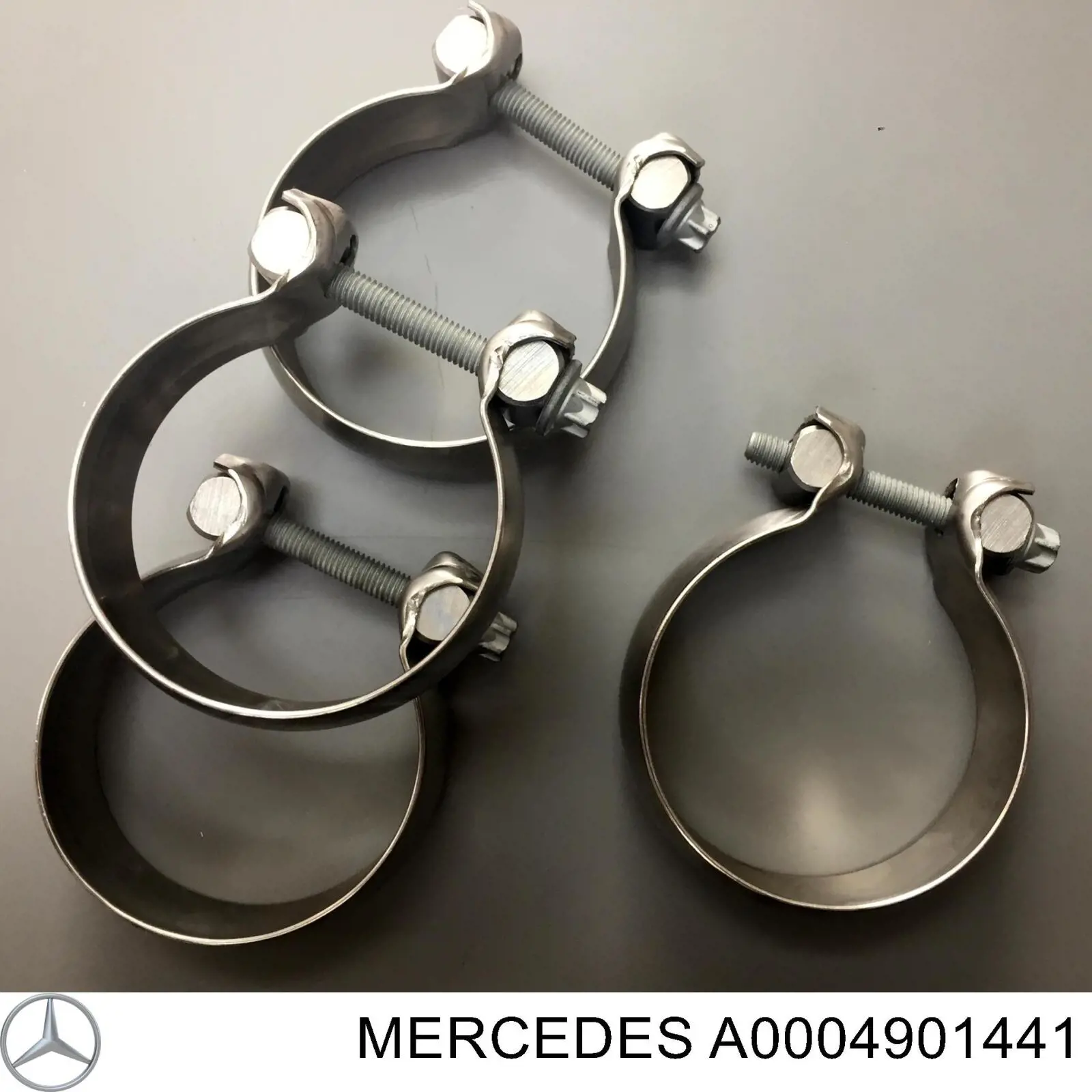 Хомут глушителя передний 0004901441 Mercedes