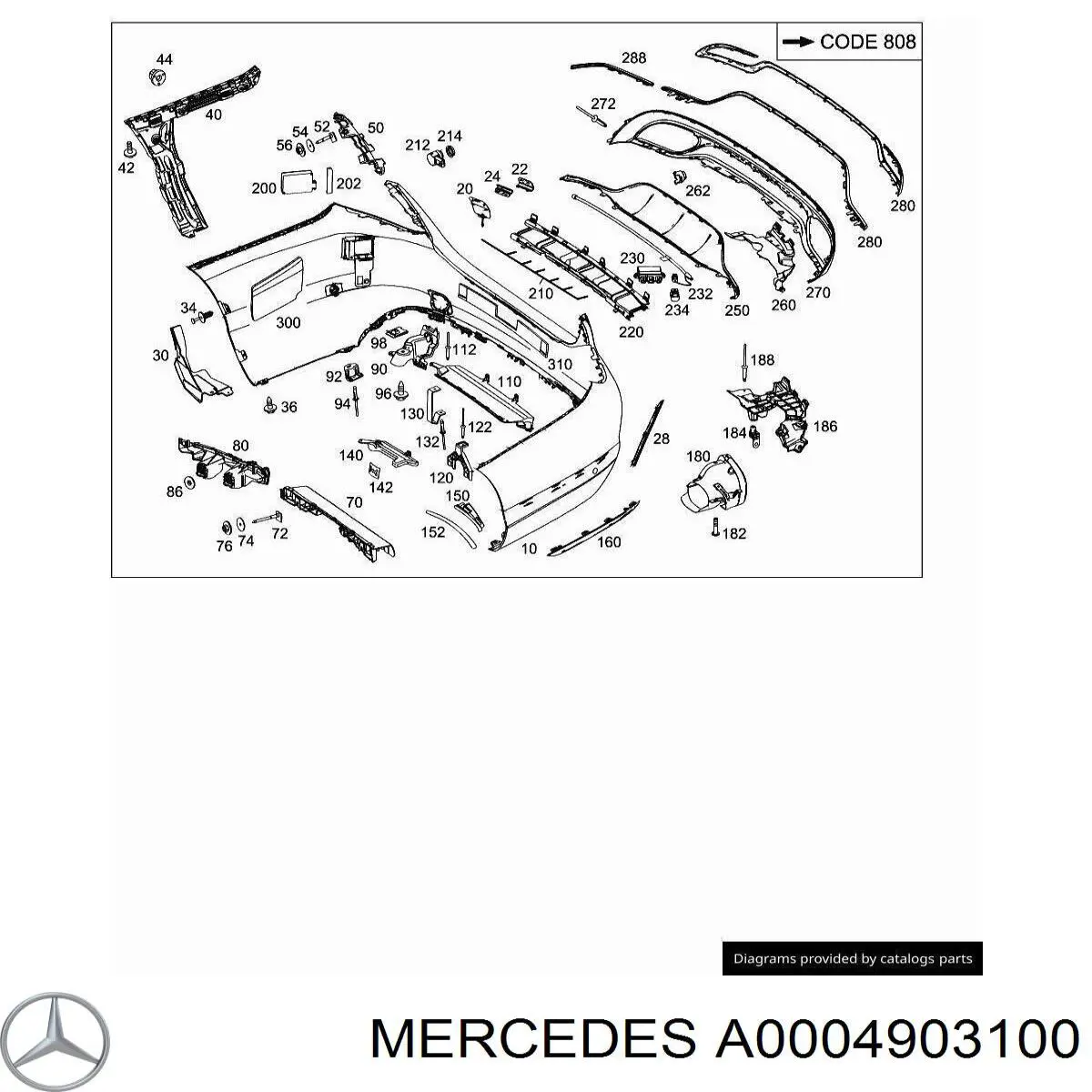 A0004903100 Mercedes 