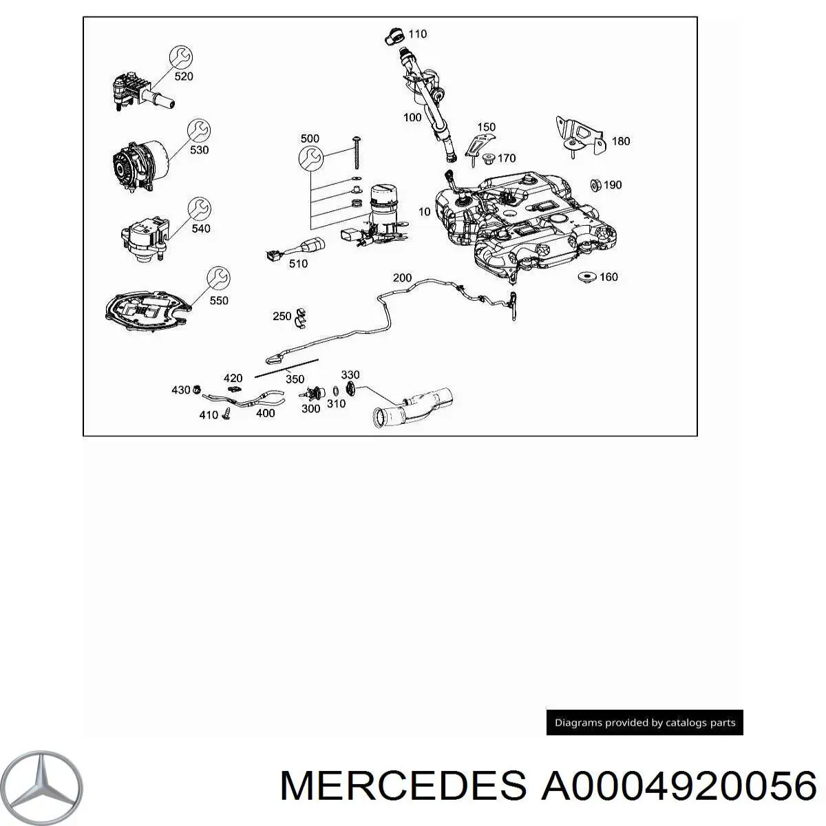 A0004920056 Mercedes 