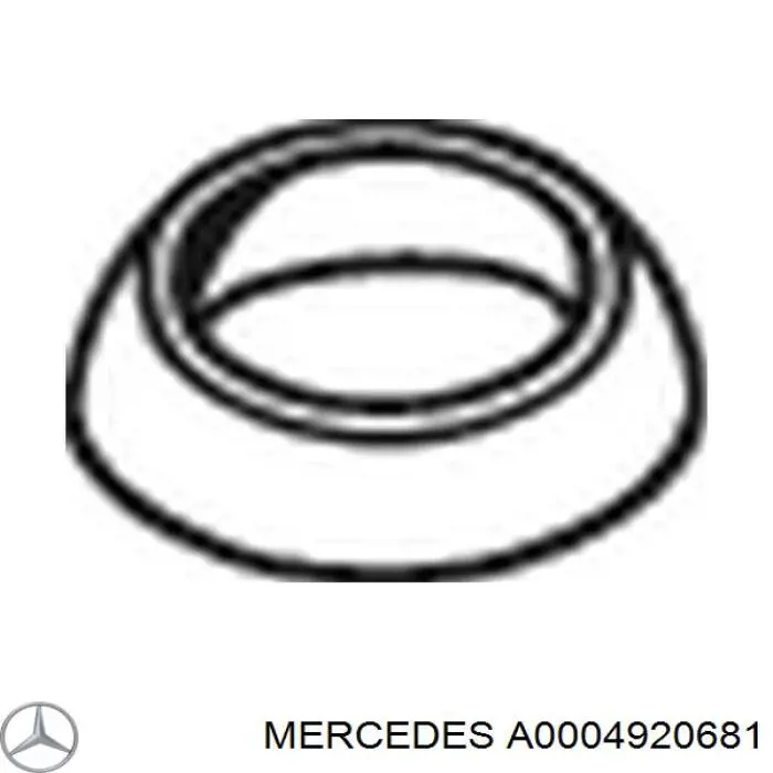 A0004920681 Mercedes прокладка приемной трубы глушителя