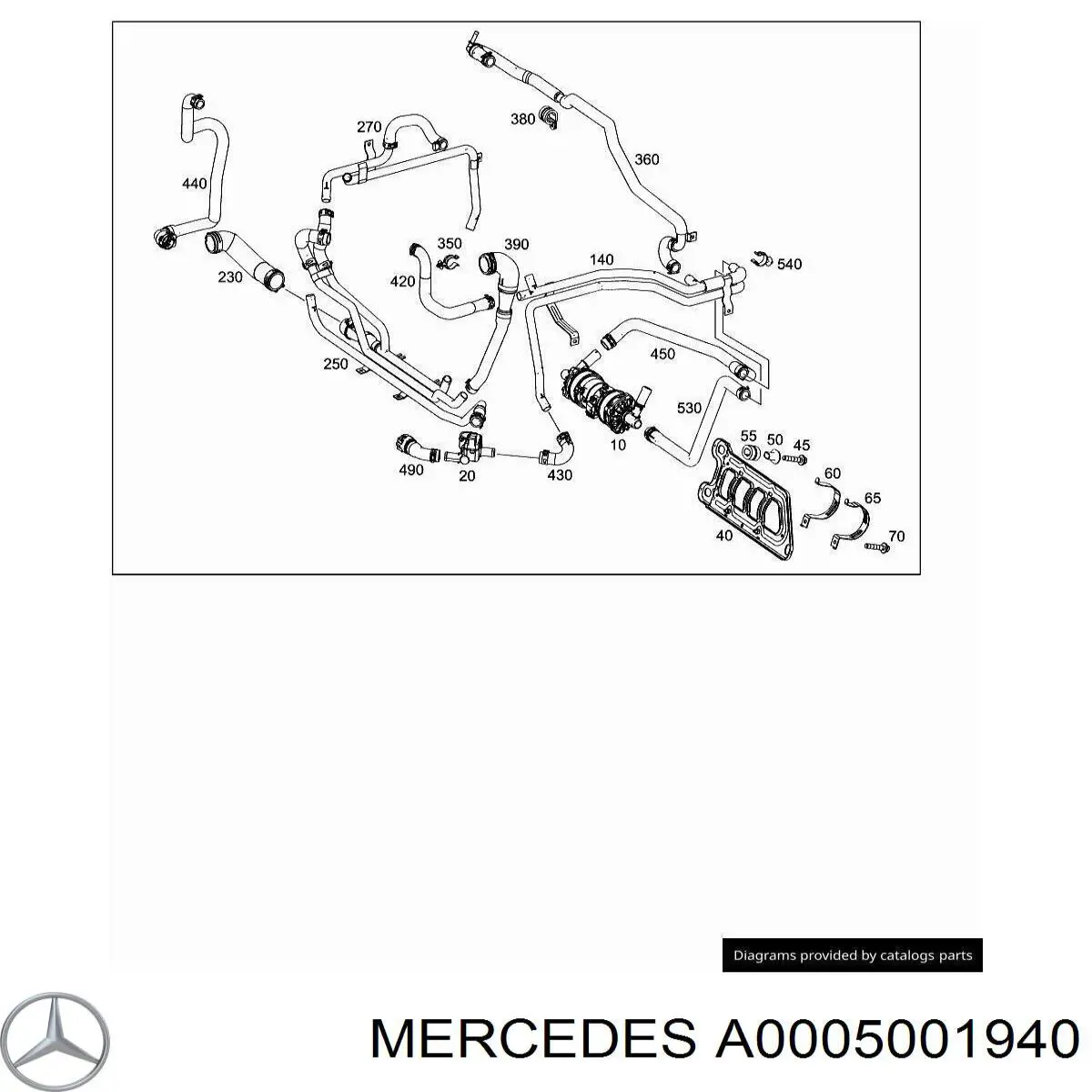 A0005001940 Mercedes 