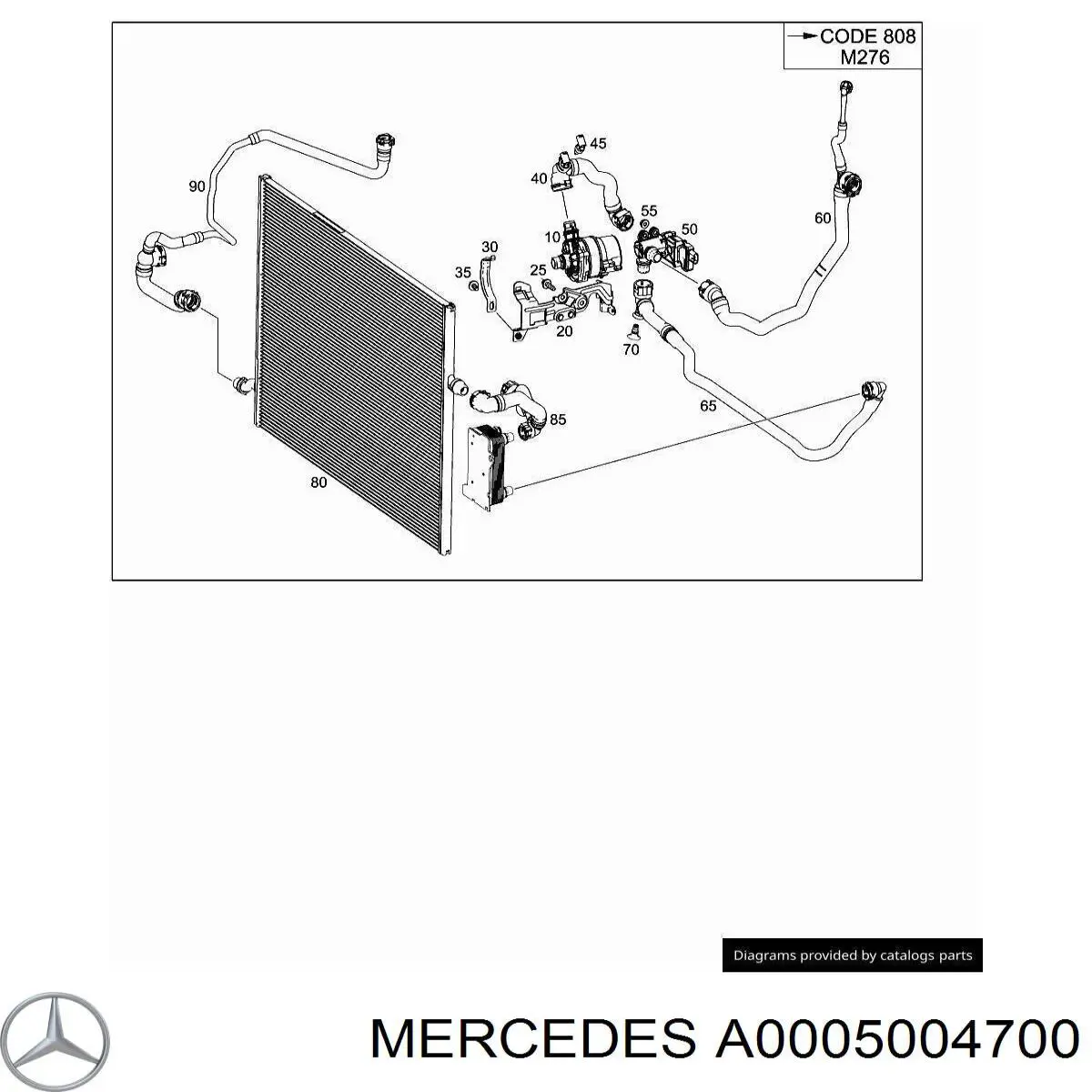  A0005004700 Mercedes