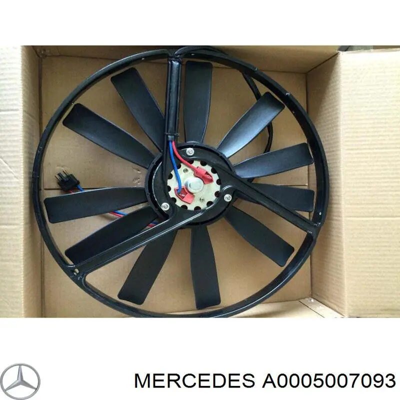 A0005007093 Mercedes электровентилятор охлаждения в сборе (мотор+крыльчатка)