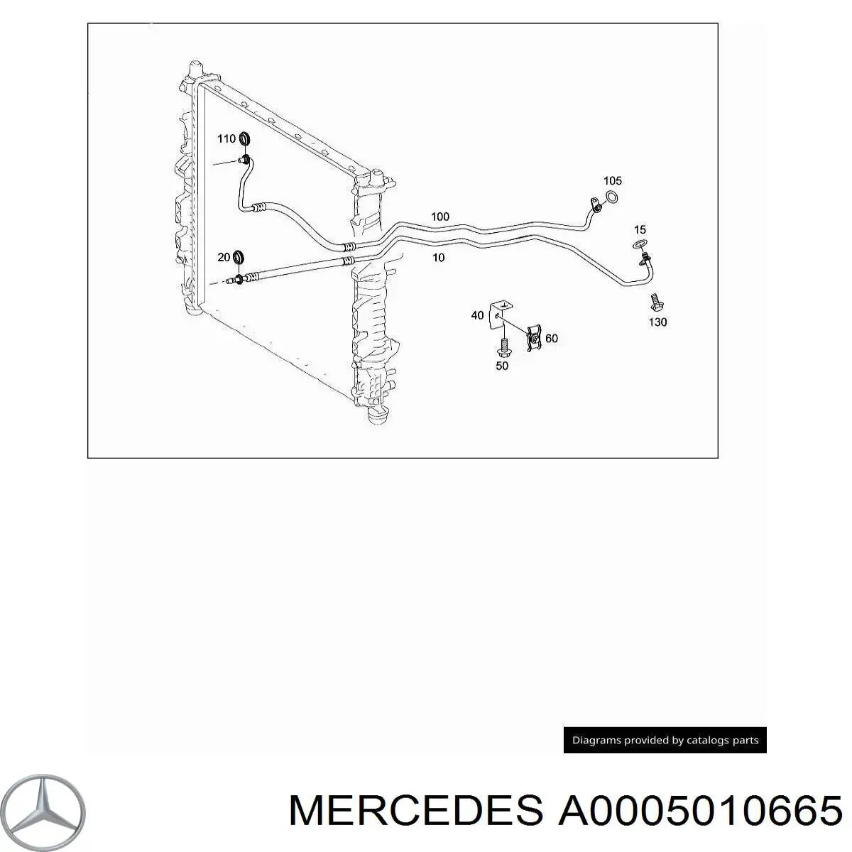 A0005010665 Mercedes Термостат системы охлаждения масла АКПП
