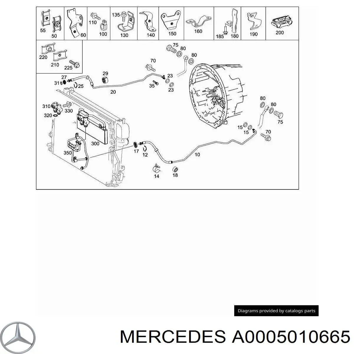 Термостат системы охлаждения масла АКПП Mercedes A0005010665 цена, от 12.98 USD