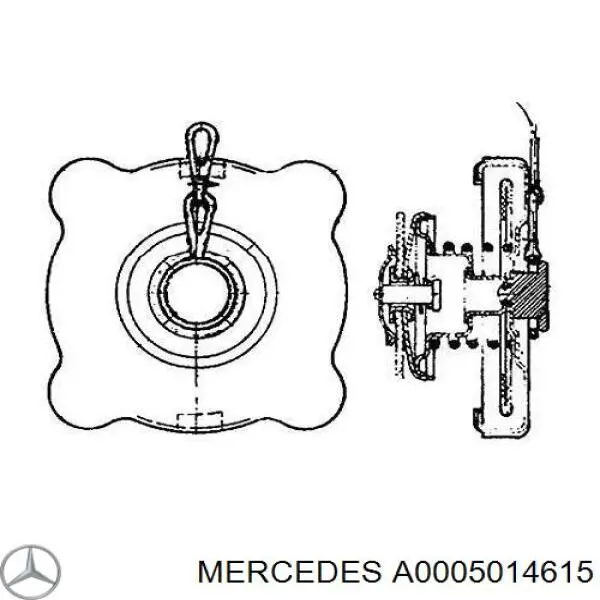 Крышка радиатора A0005014615 Mercedes