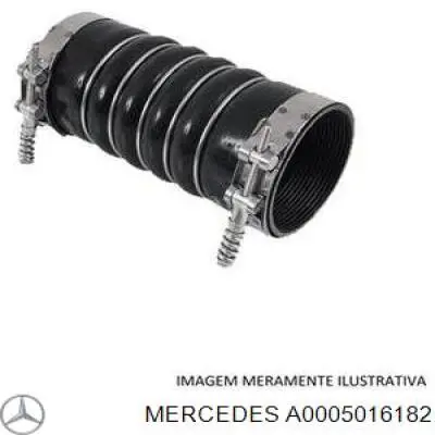 Патрубок воздушный, выход из турбины/компрессора (наддув) A0005016182 Mercedes