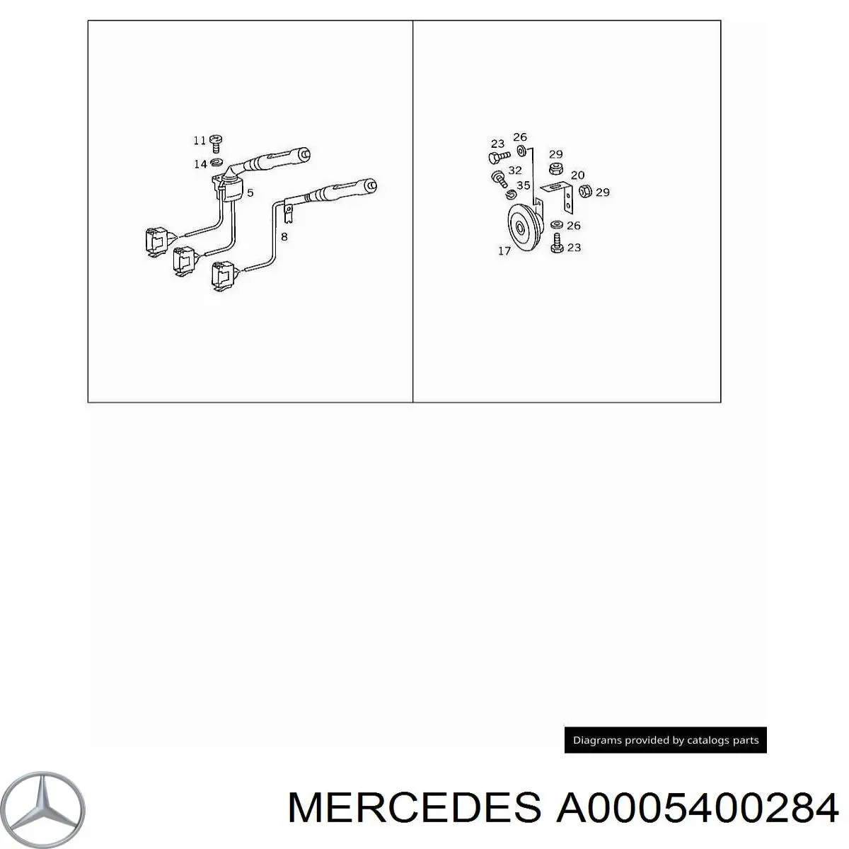 Переключатель подрулевой левый A0005400284 Mercedes