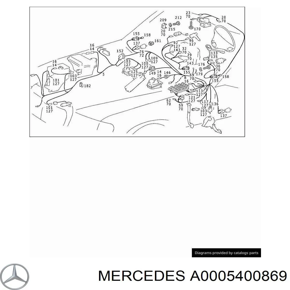 Купить A0005400869 Mercedes 