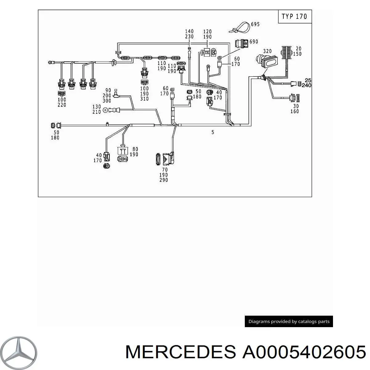0005402605 Mercedes 