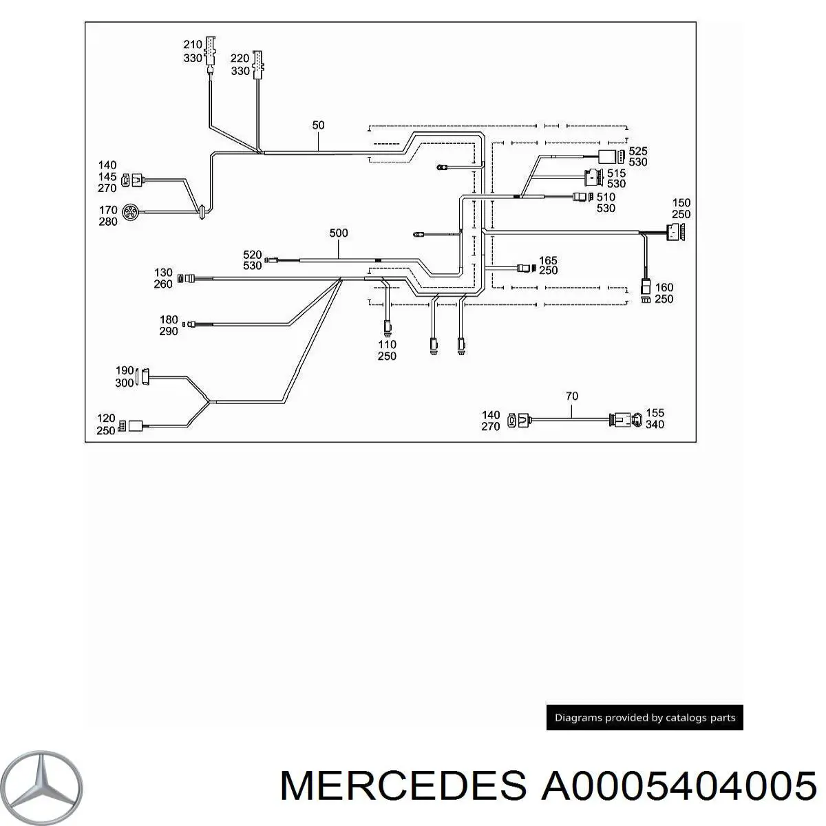 Купить 0005404005 Mercedes 