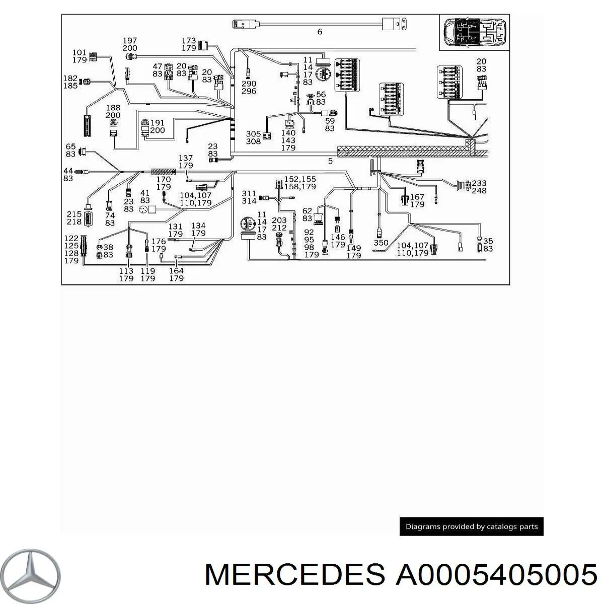  Mercedes A0005405005 цена, от 2.46 USD