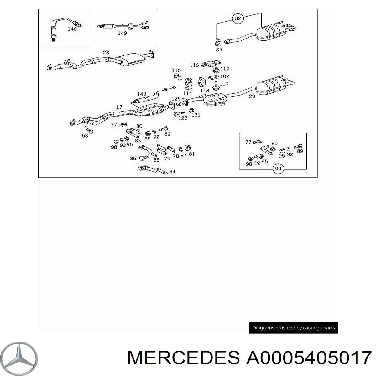 A0005405017 Mercedes