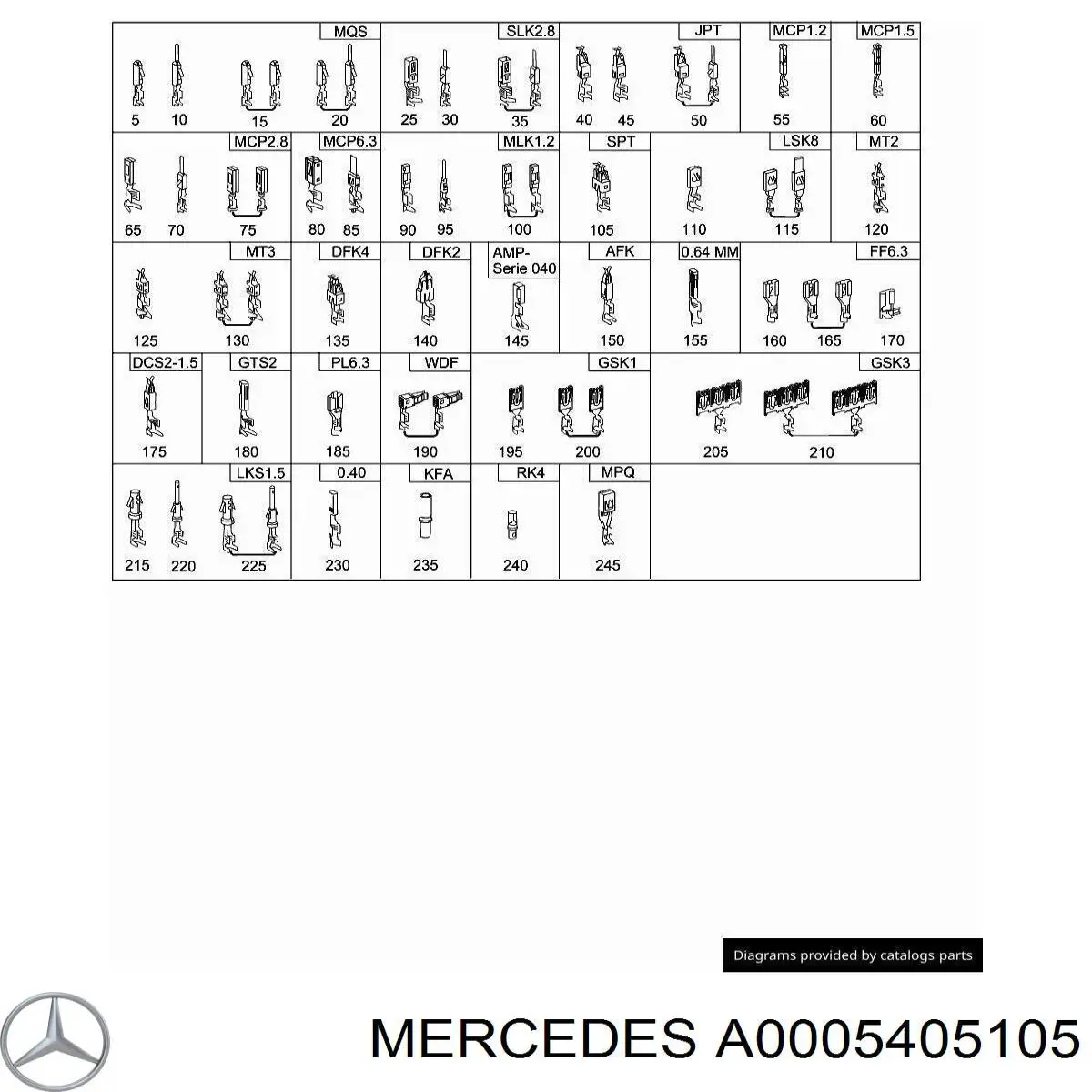 A0005405105 Mercedes 