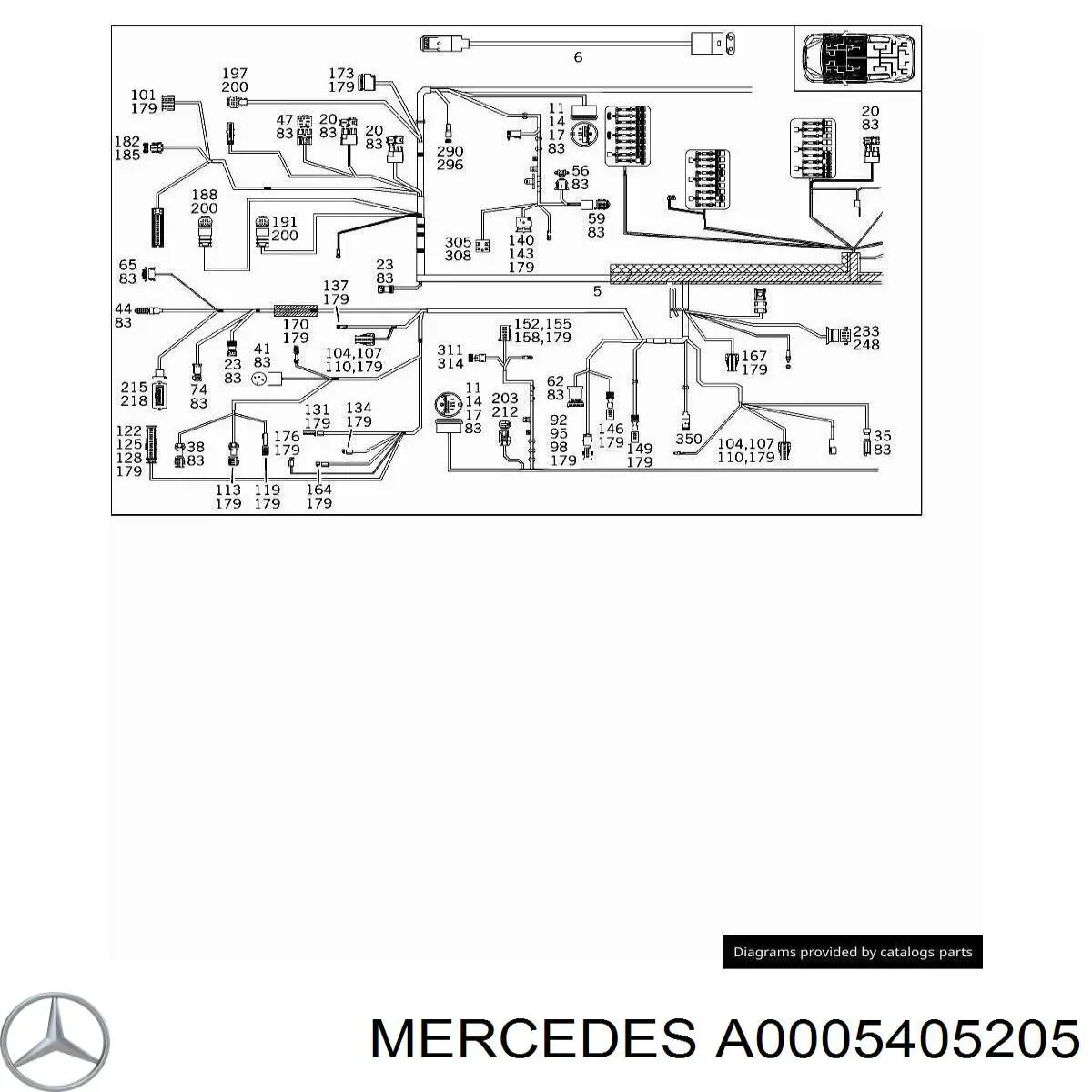 A0005405205 Mercedes 