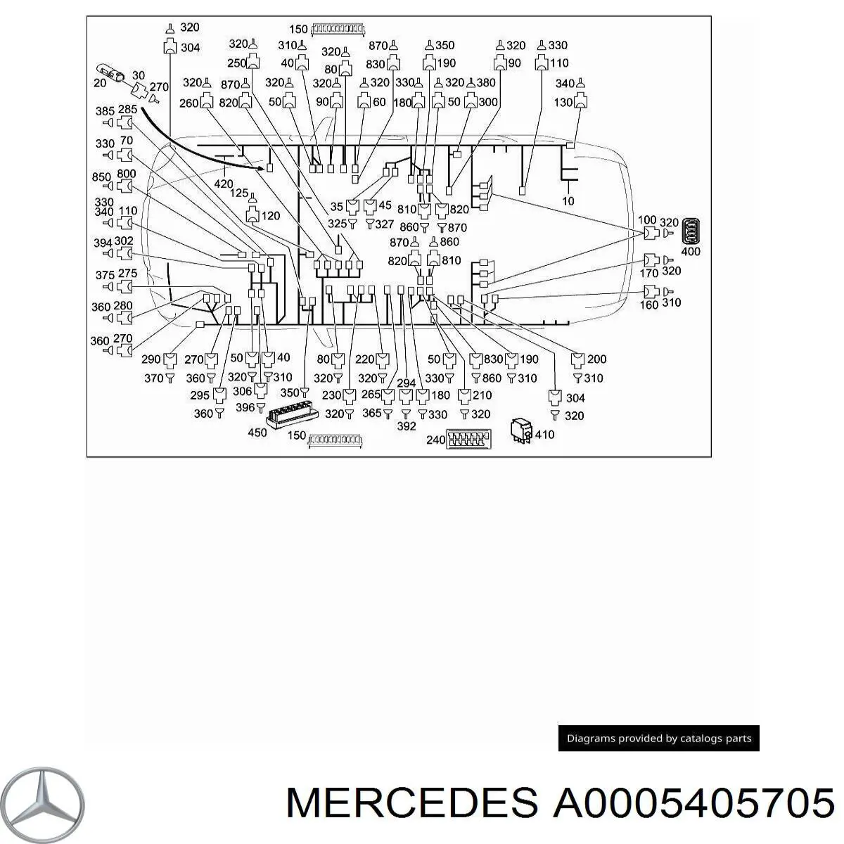  Mercedes A0005405705 цена, от 5.07 USD