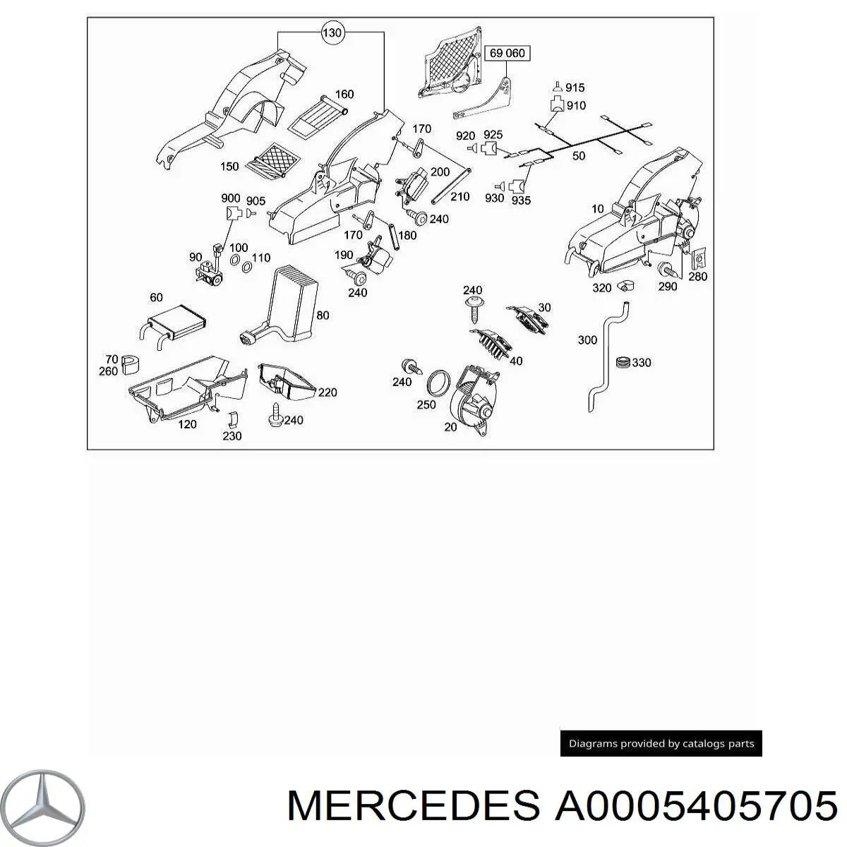 Купить A0005405705 Mercedes 