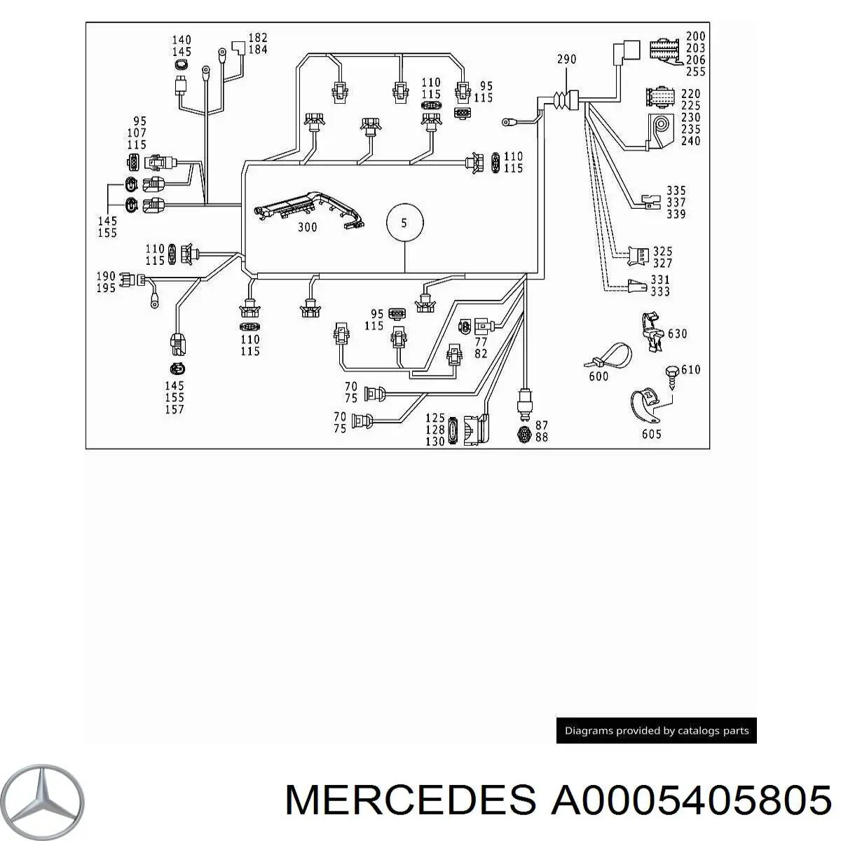 A0005405805 Mercedes 