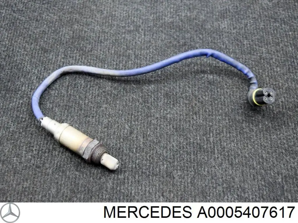 A0005407617 Mercedes sonda lambda, sensor direito de oxigênio até o catalisador