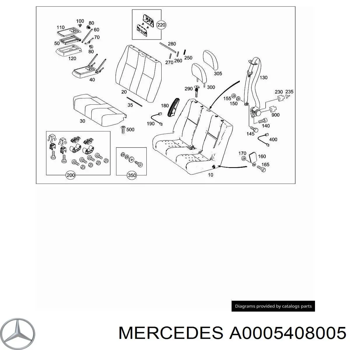 A0005408005 Mercedes 