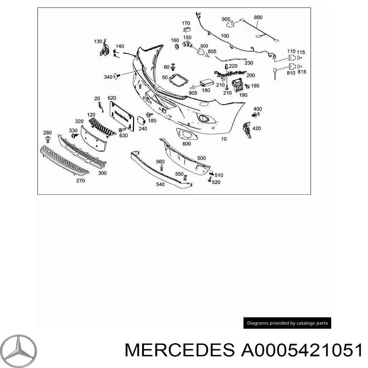 Купить A0005421051 Mercedes Кольцо парктроника уплотнительное
