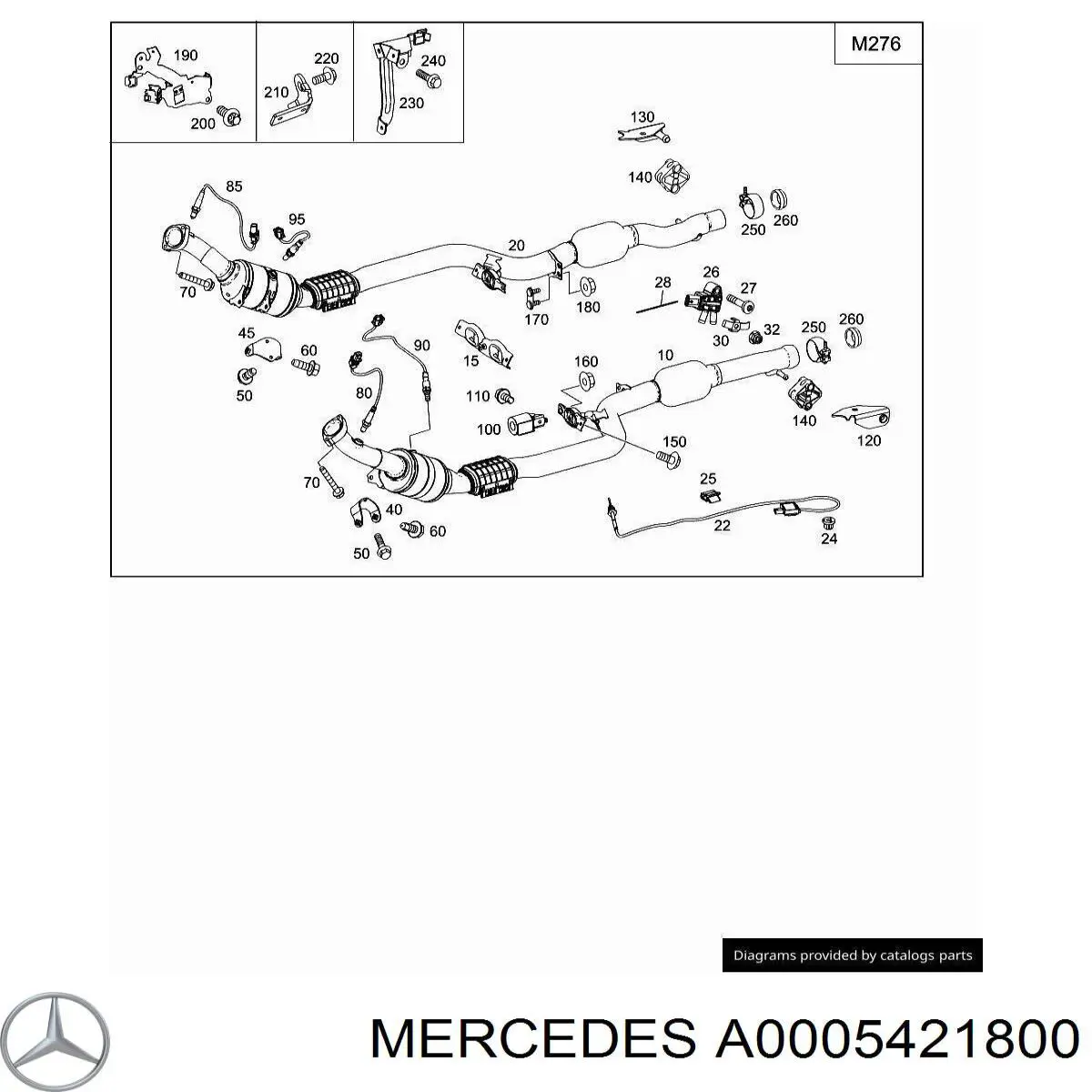  Mercedes A0005421800 цена, от 63.35 USD