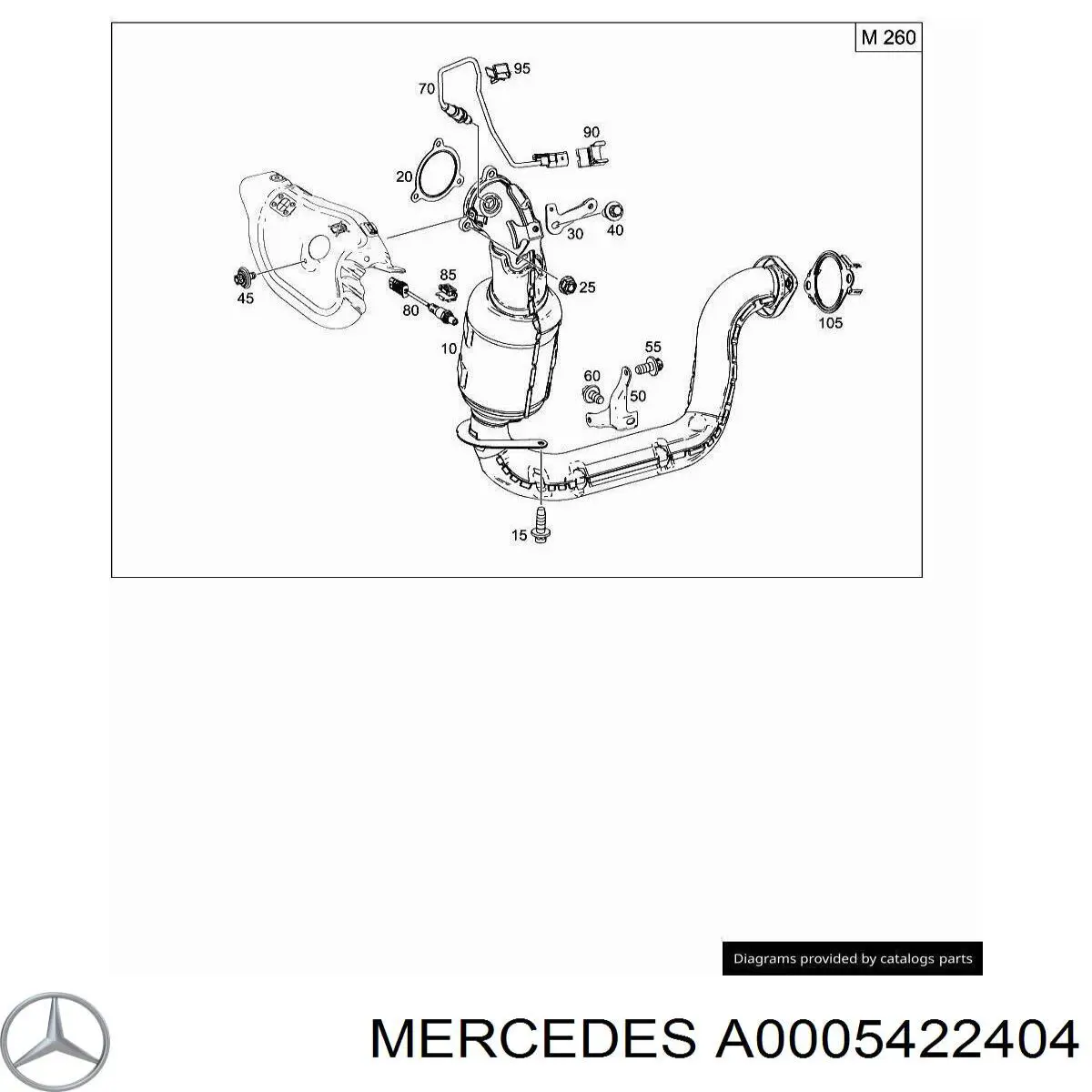 A0005422404 Mercedes 