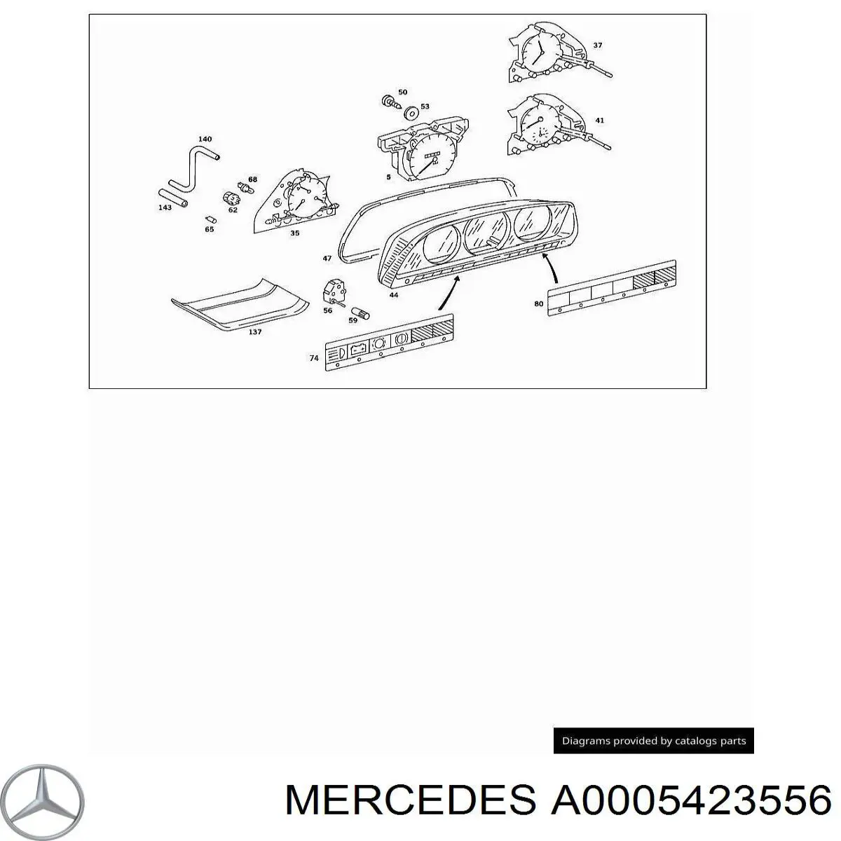 A0005423556 Mercedes 