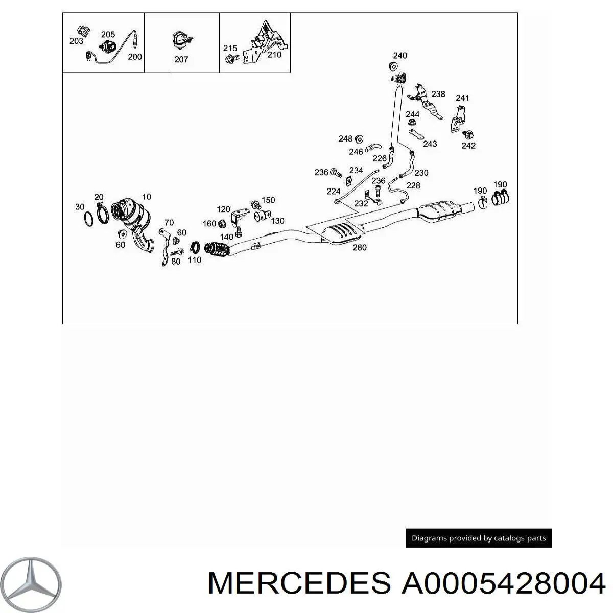  A0005428004 Mercedes