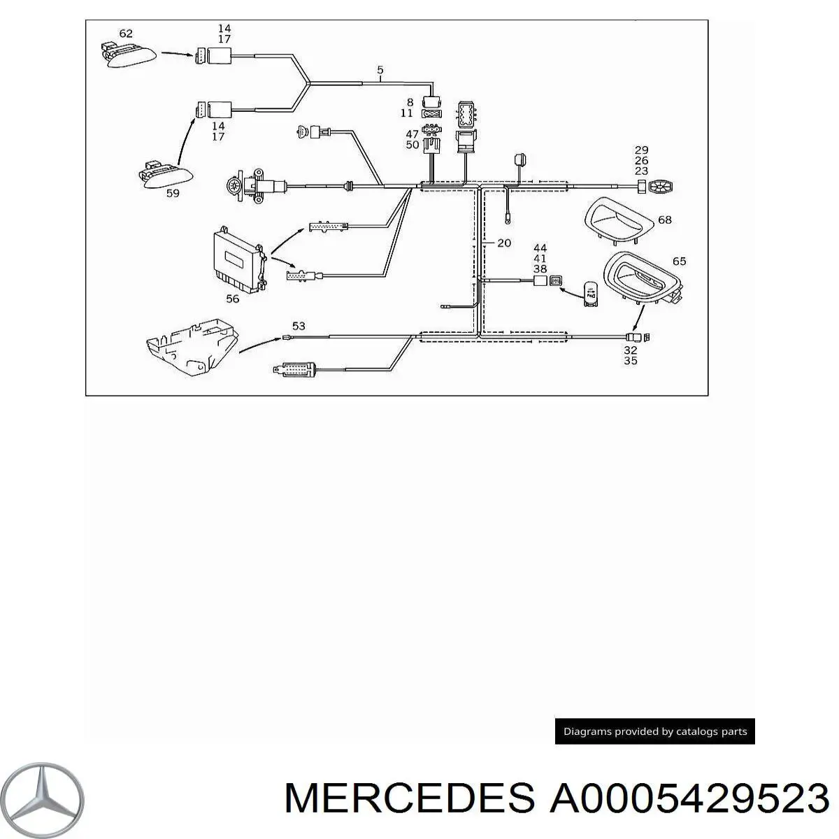 Дисплей парктроника Mercedes 0005429523 цена, от 12.67 USD