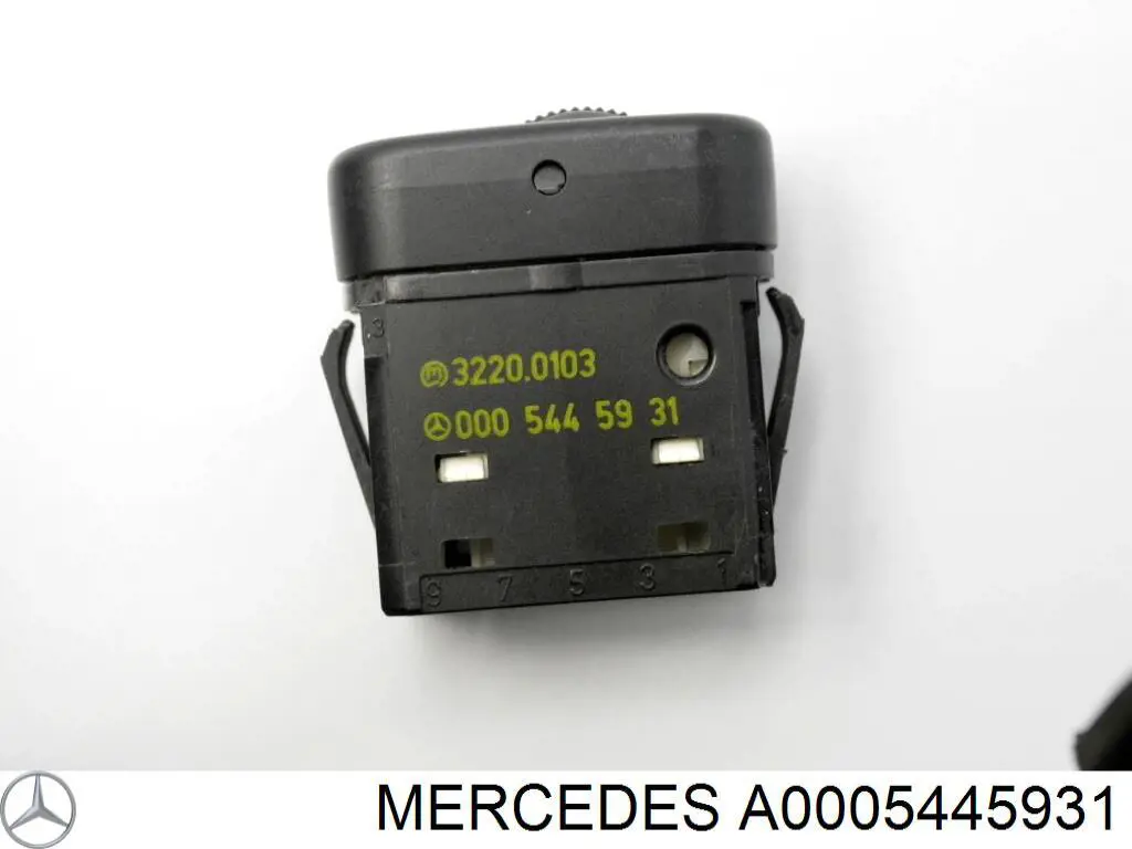 Купить 5445931 Mercedes Кнопка (регулятор) корректора фар