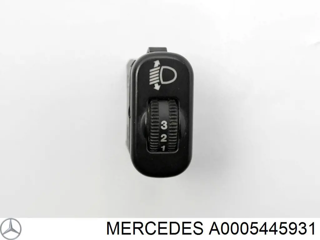 Кнопка (регулятор) корректора фар Mercedes A0005445931