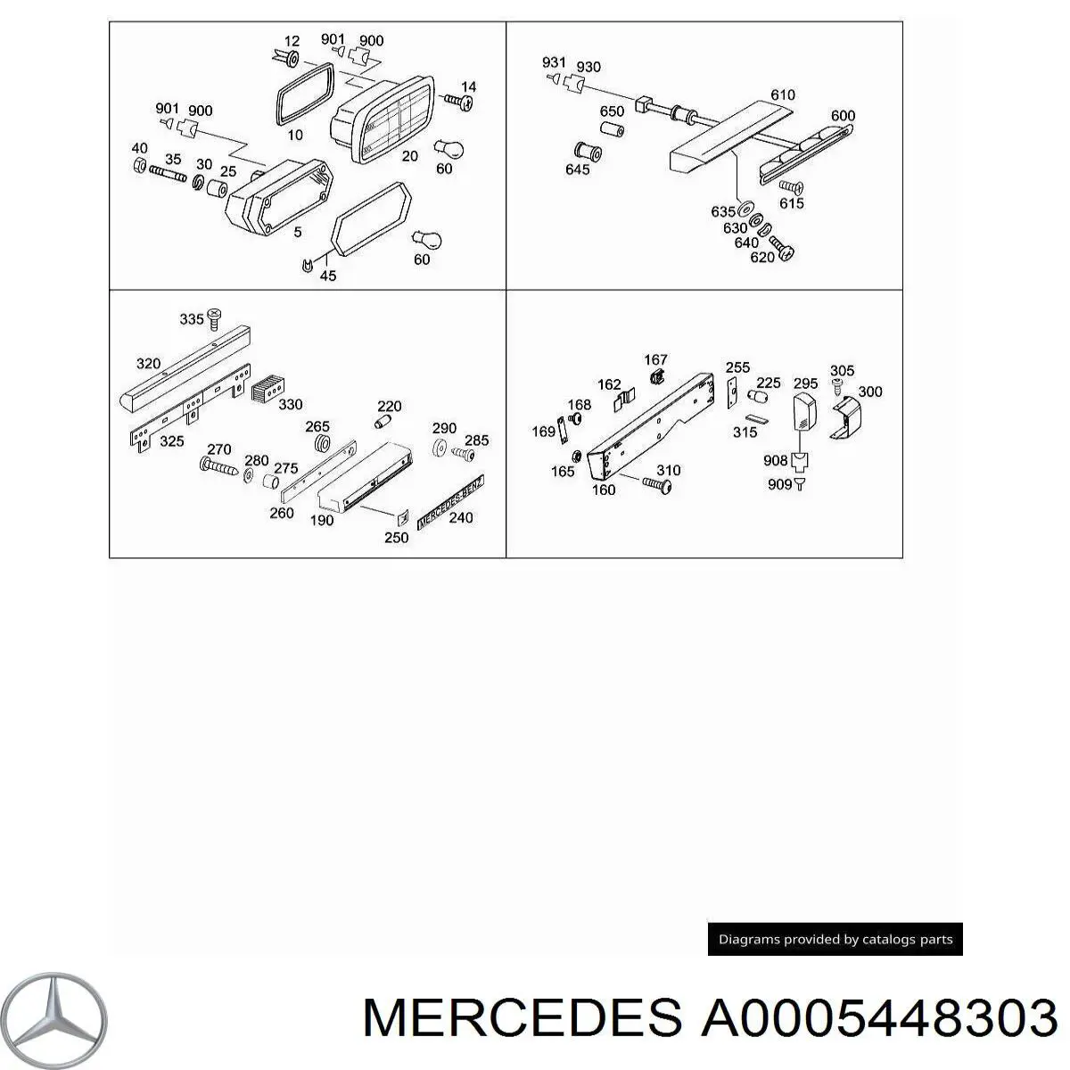  A0005448303 Mercedes