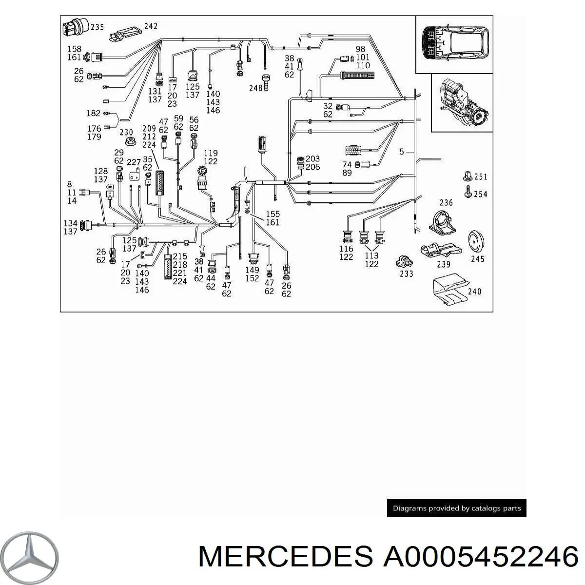 Купить A0005452246 Mercedes 