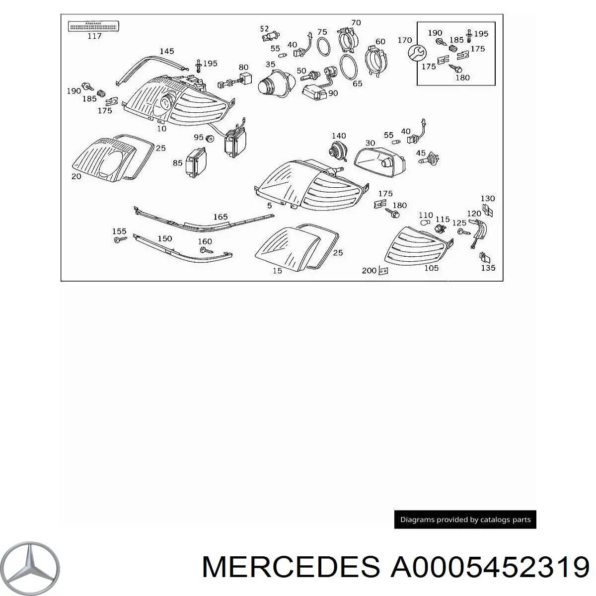 Купить A0005452319 Mercedes 