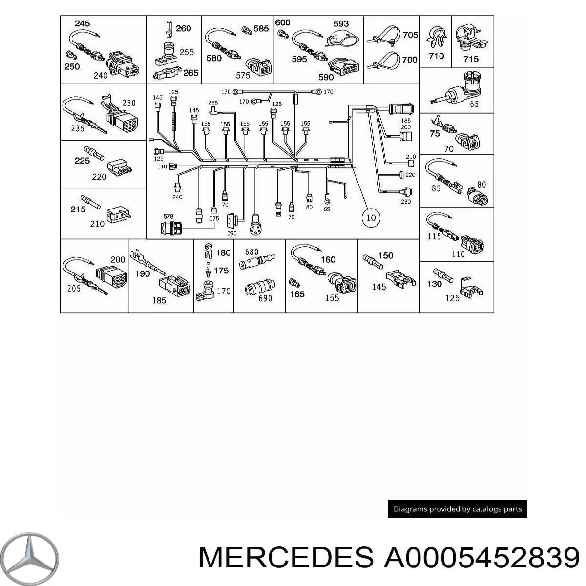 A0005452839 Mercedes 