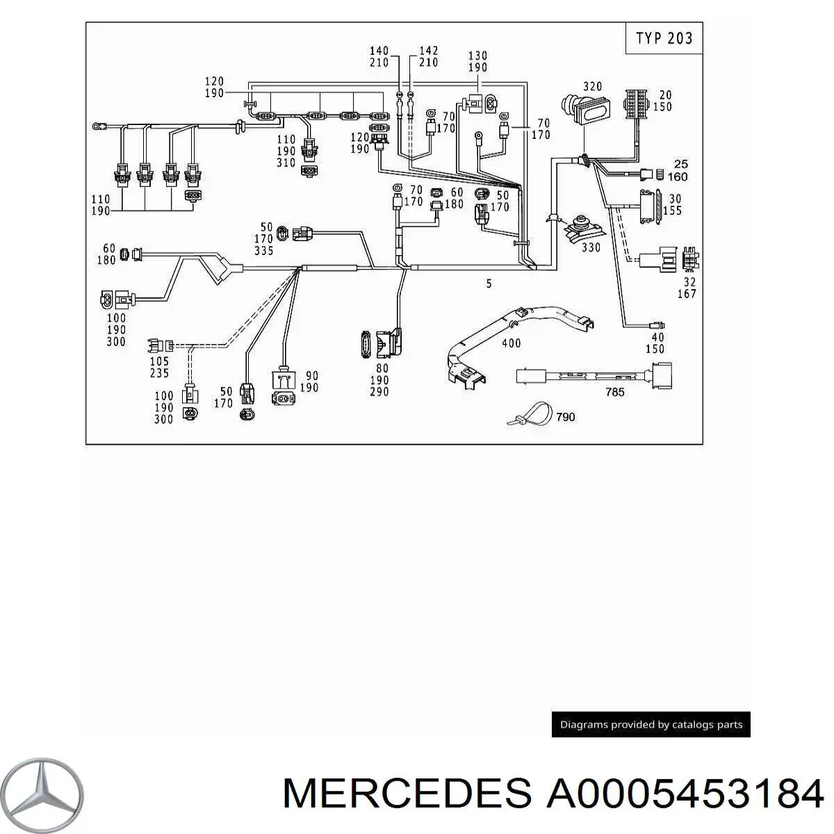 A0005453184 Mercedes 