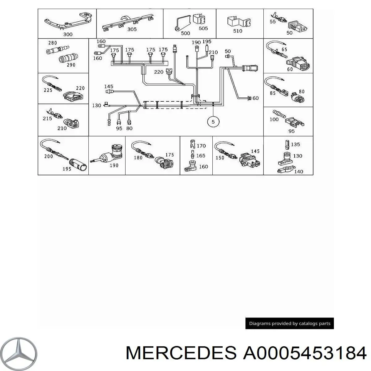 Купить A0005453184 Mercedes 