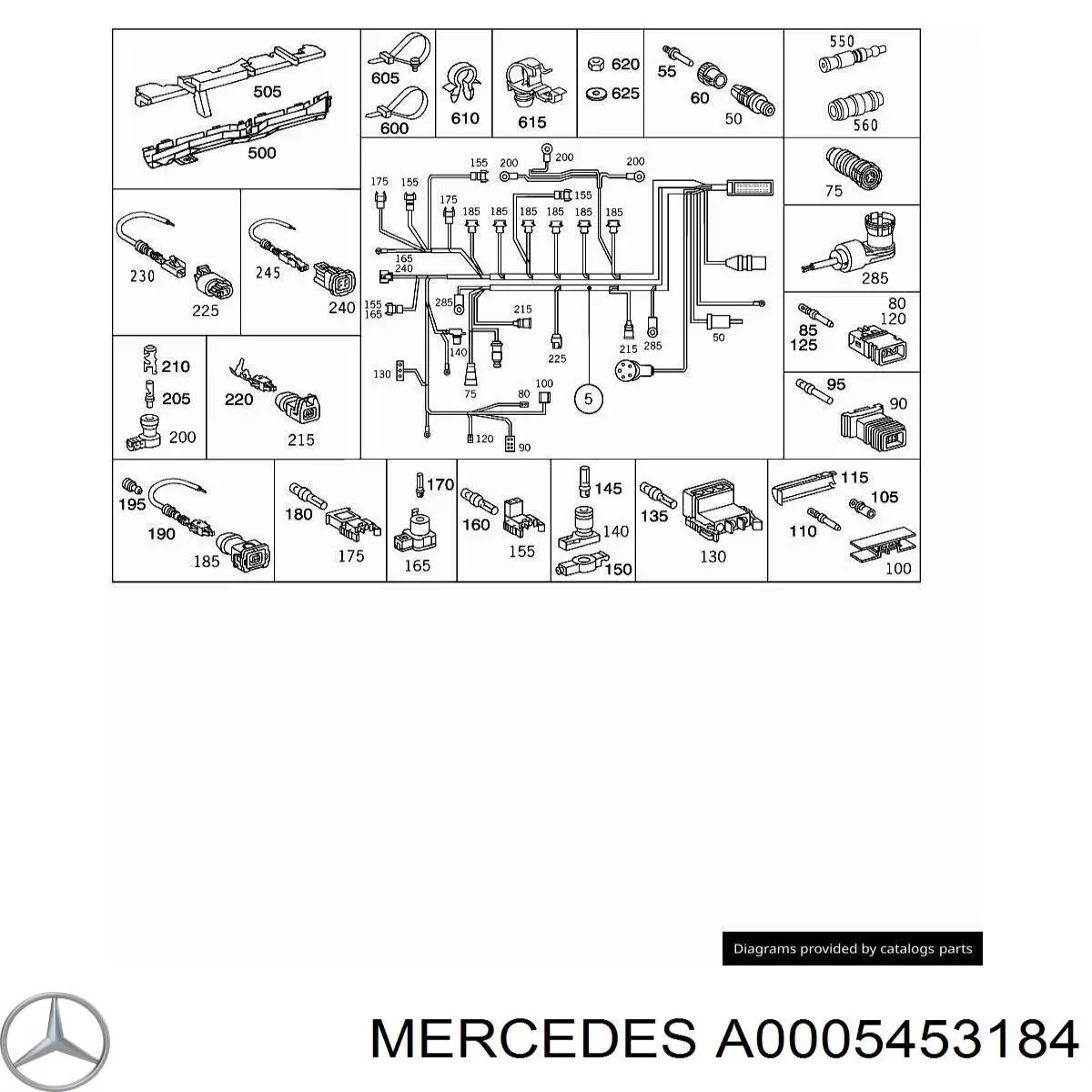 Купить A0005453184 Mercedes 