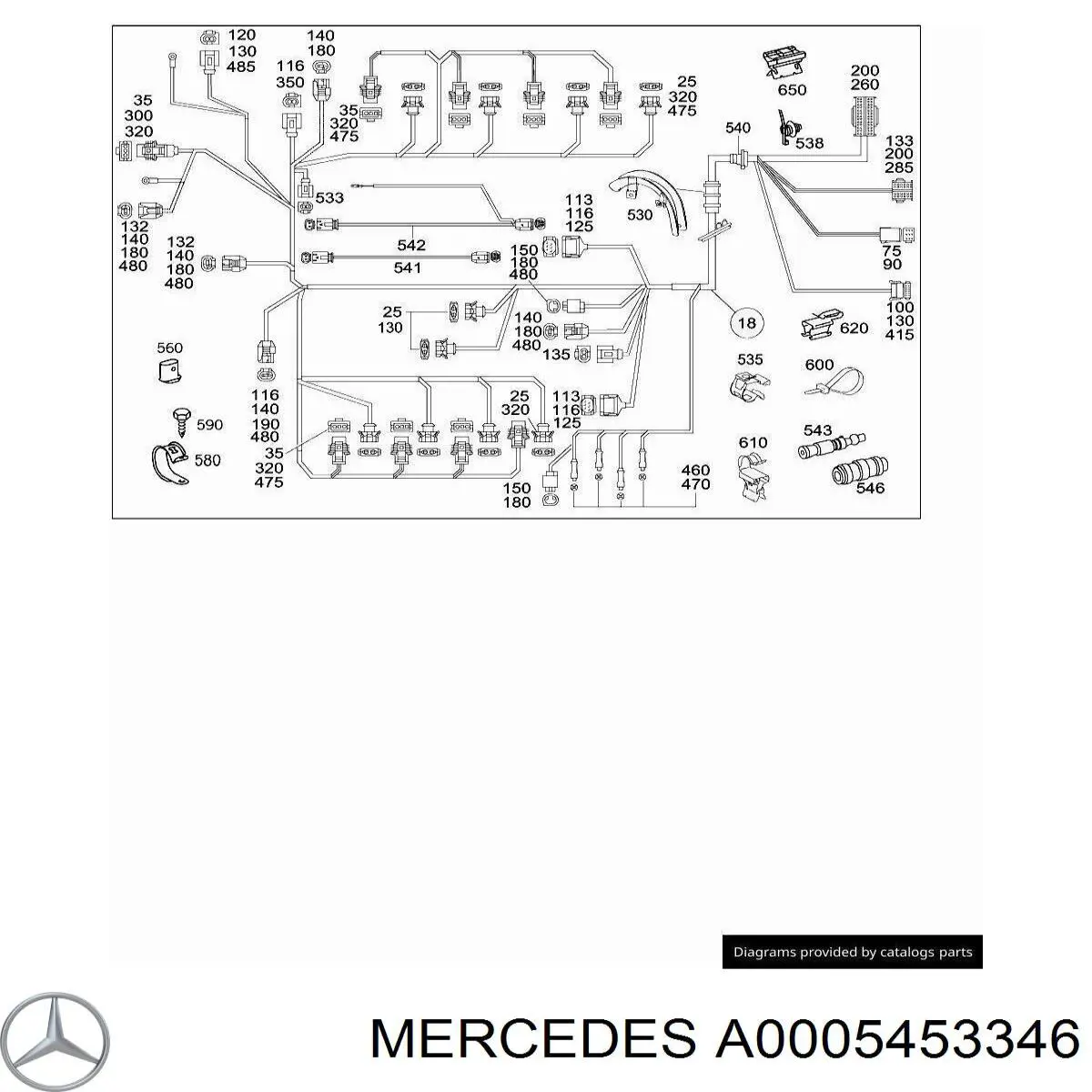 Купить A0005453346 Mercedes 