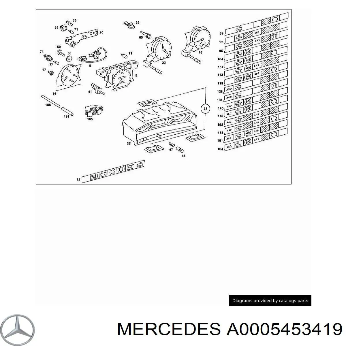 0005453419 Mercedes 