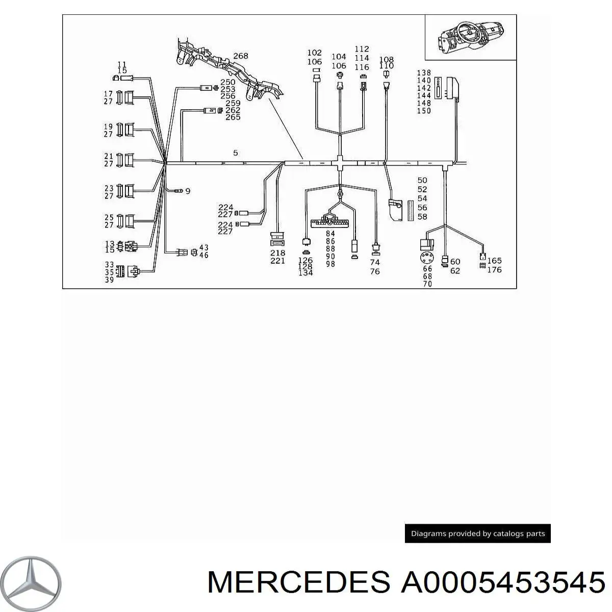 Купить A0005453545 Mercedes 