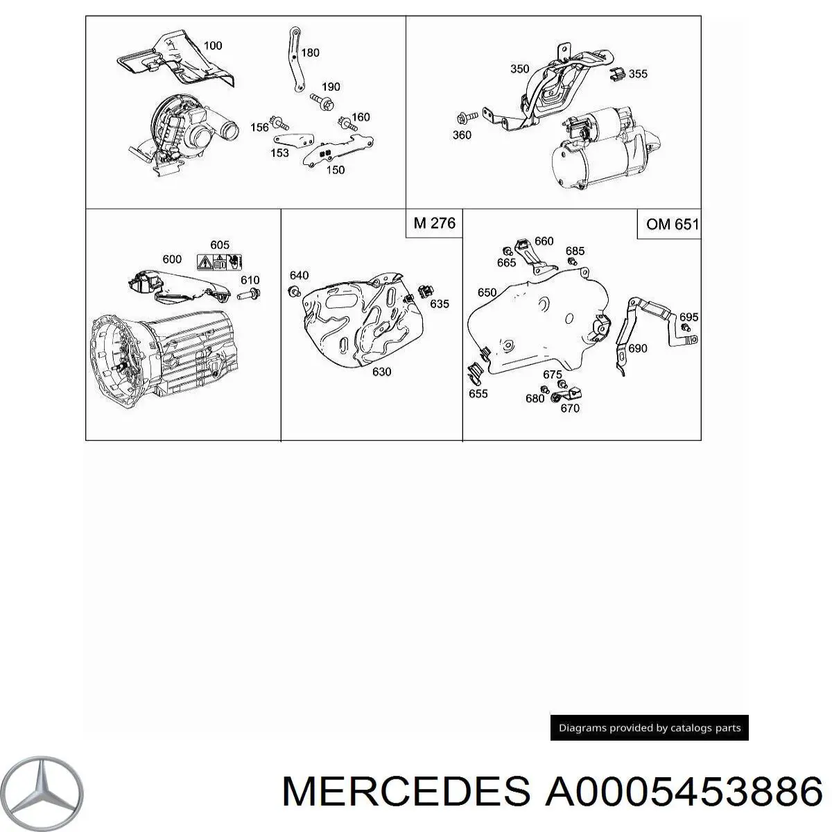 A0005453886 Mercedes 
