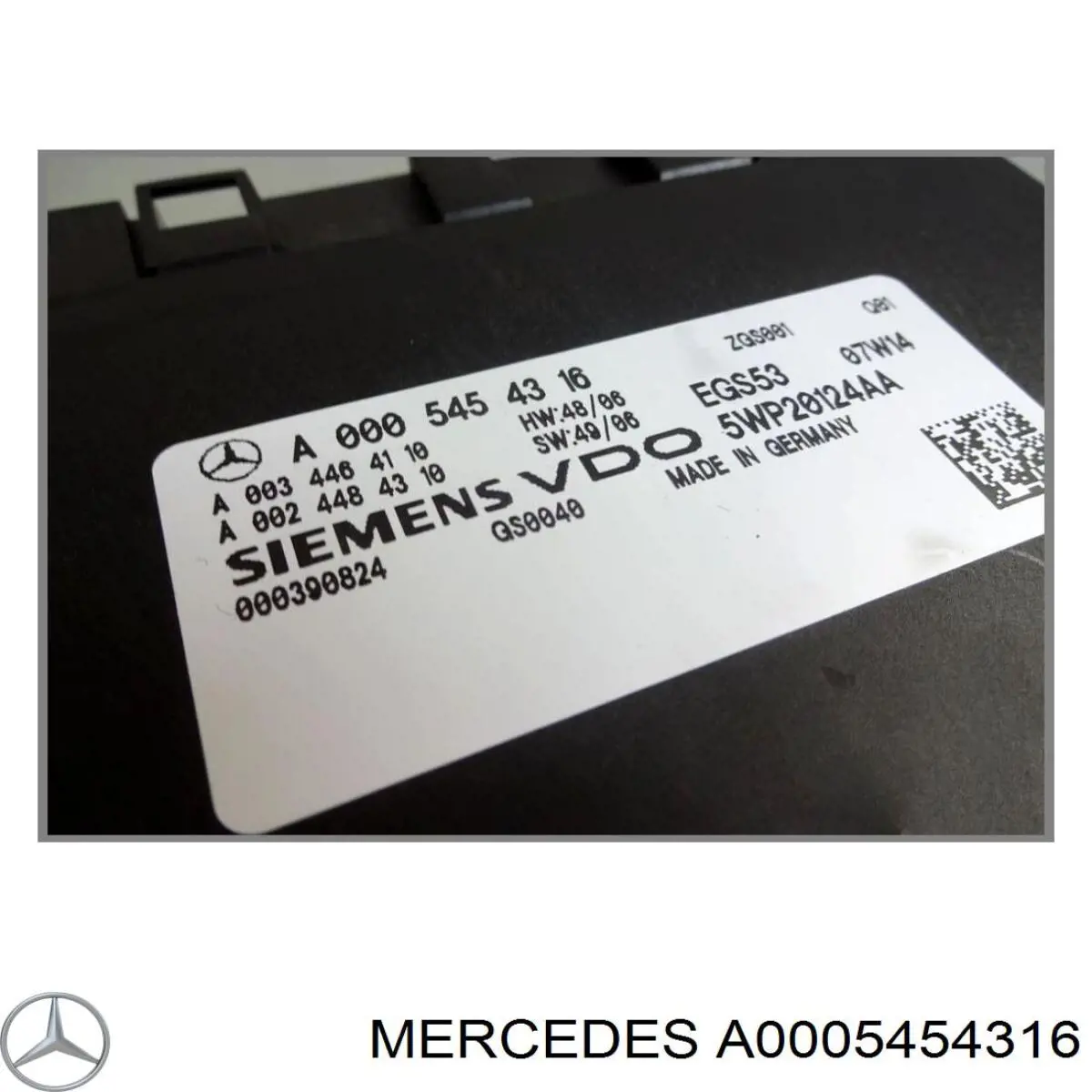  A0005454316 Mercedes