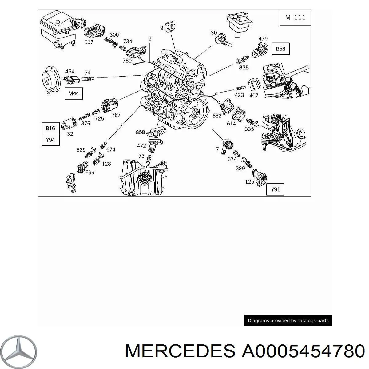  Mercedes 0005454780 цена, от 0.27 USD