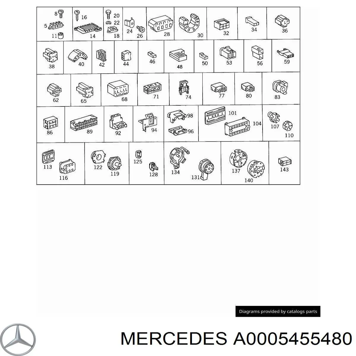 Купить A0005455480 Mercedes 